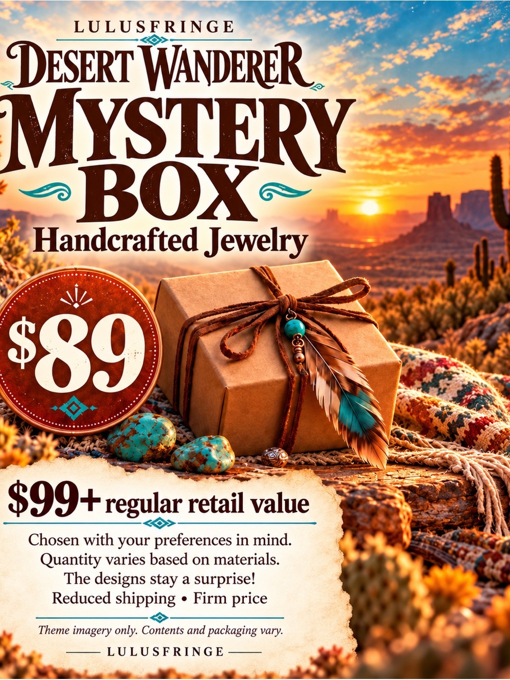 Desert Wanderer Journey Mystery Box • Handmade Jewelry Pieces • $99+ Value